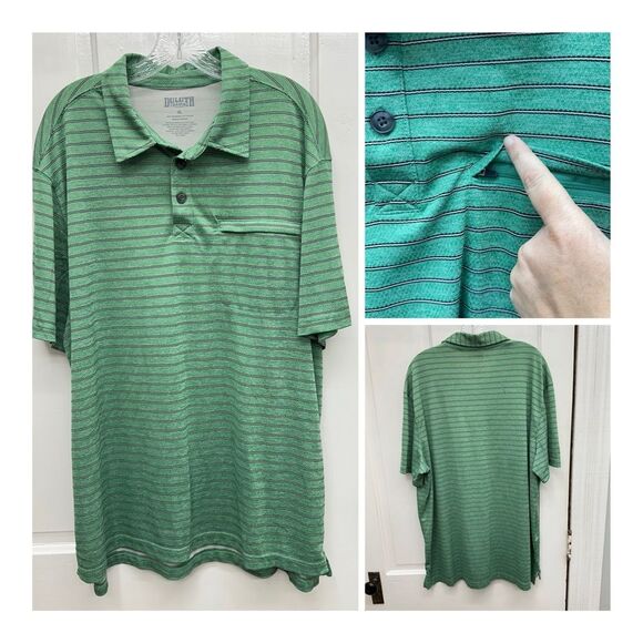 Duluth Trading Company Armachillo green polo shirt men’s xl - Picture 1 of 5